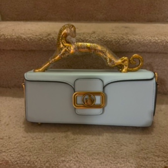 100% GENUINE LEATHER CAT HANDLE LUXURY BAG + LEATHER STRAP + DUST BAG + BOX - Picture 16 of 16